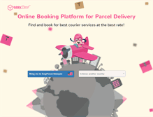 Tablet Screenshot of easyparcel.com