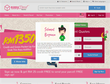 Tablet Screenshot of easyparcel.my